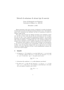 Guida - Dipartimento di Matematica