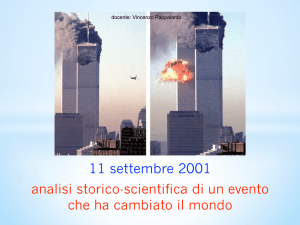 11 settembre 2001 analisi storico-scientifica di un evento