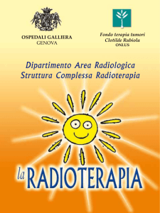 Dipartimento Area Radiologica Struttura Complessa Radioterapia