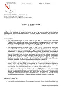 Decreto commissariale - Azienda Sanitaria Locale Avellino