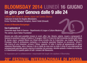 Bloomsday 2014 - Festival Internazionale di Poesia
