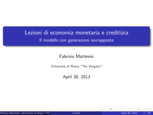 Lezioni di economia monetaria e creditizia