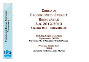 CORSO DI A.A. 2012