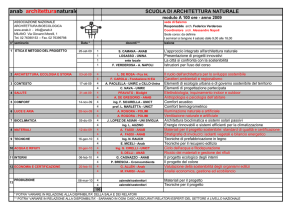 calendario lezioni - Ordine degli Ingegneri della Provincia di Salerno