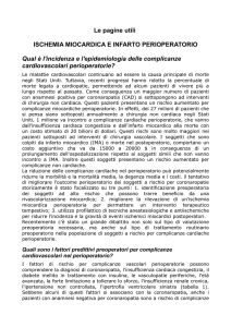 Le pagine utili ISCHEMIA MIOCARDICA E INFARTO