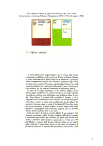 1 Lévi-Strauss Claude, L`efficacia simbolica, pp. 210-229 in