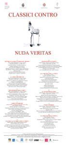 nuda veritas - Liceo classico "Jacopo Stellini"