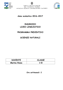 Anno scolastico 2016-2017