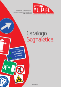 Catalogo Segnaletica