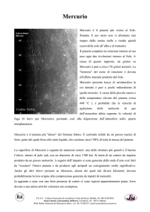 Mercurio - Osservatorio Astronomico di Brera