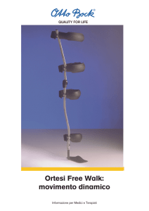 Ortesi Free Walk: movimento dinamico