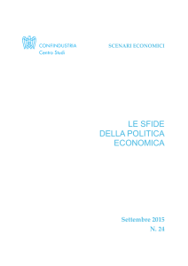 Le sfide della politica economica (settembre 2015)