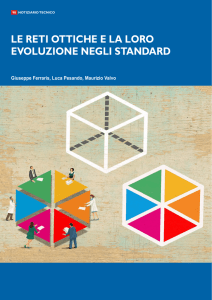 LE RETI OTTICHE E LA LORO EVOLUZIONE NEGLI STANDARD