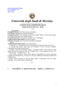 p. V CdA 30.12.2013 - Universita` degli Studi di Messina