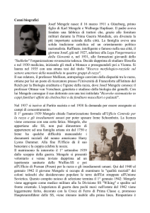 biografia di Mengele