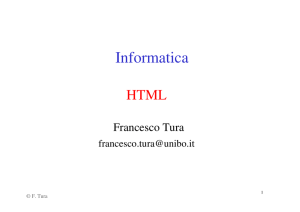 HTML - Unibo