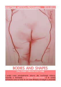bodies and shapes - Accademia di Belle Arti di Venezia