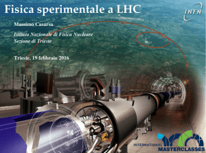 Fisica sperimentale a LHC - International Masterclasses @ INFN
