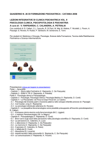 Petralia A.: Psicologia clinica- Psicopatologia