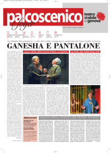 GANESHA E PANTALONE - Teatro Stabile di Genova