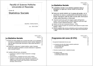 Lezione 1-La ricerca quantitativa