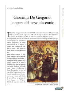 Giovanni De Gregorio: le opere del terzo decennio