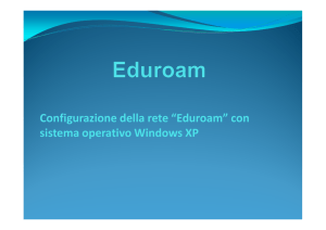 (Microsoft PowerPoint - istruzioni Eduroam Win XP [modalit\340
