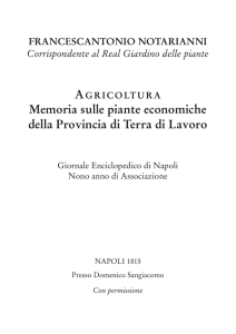 Memoria sulle piante economiche della Provincia