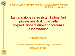 Innovazione - Scuola di Sviluppo Locale Sebastiano Brusco