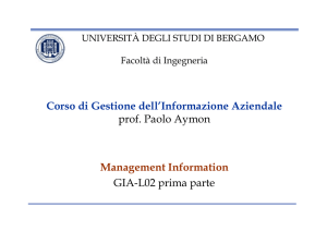 informazione. - Università degli studi di Bergamo