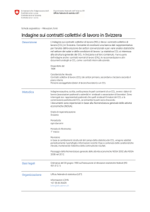 Indagine sui contratti collettivi di lavoro in Svizzera