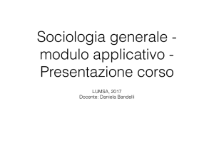 SociologiaGeneraleApplicata_Presentazione
