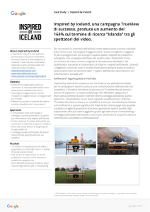 Inspired by Iceland, una campagna TrueView di successo, produce