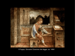 V.Foppa, Giovane Cicerone che legge, ca. 1464