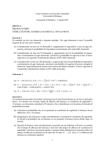 Corso di laurea in Economia Aziendale Università di Bologna II