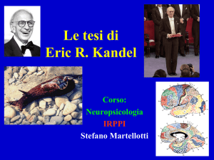 Le tesi di Eric R. Kandel - News scientifiche in psicoterapia e