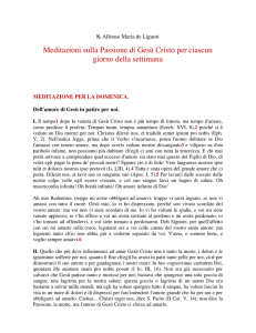 Meditazioni sulla Passione di Gesù Cristo per ciascun