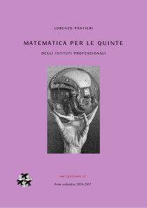 Matematica per l`Istituto professionale ``Versari