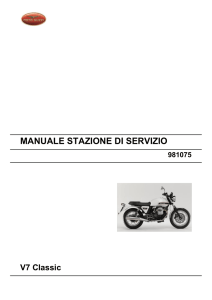 V7 Classic - Manuale di Servizio