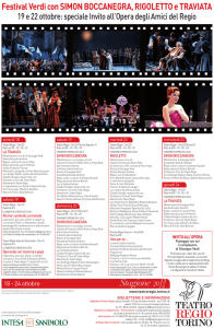 Festival Verdi con SIMON BOCCANEGRA, RIGOLETTO e TRAVIATA