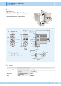 Attuatore AG02 Incrementale Incrementale