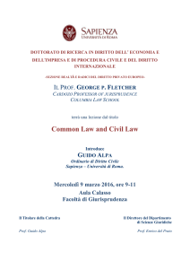 Common Law and Civil Law