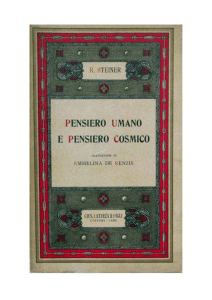 rudolf steiner - oo 151 pensiero umano pensiero cosmico