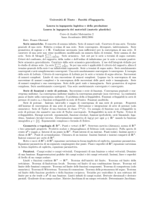 Programma del corso a.a. 2003-2004