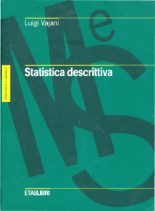 Luigi Vajani Statistica descrittiva