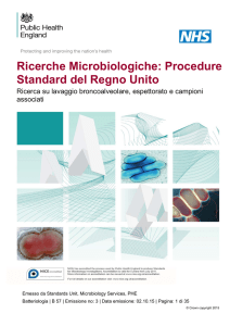 Ricerche Microbiologiche: Procedure Standard del Regno