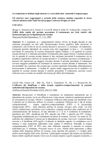 La traduzione in italiano degli abstract è a cura della dott. Antonella