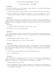 testo con soluzioni - Dipartimento di Fisica "E. Fermi"