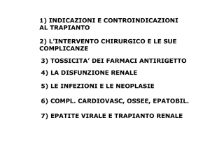 Aspetti Clinici e Complicazioni 2007