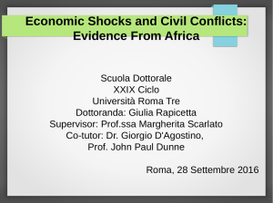 Evidence From Africa - Dipartimento di Economia